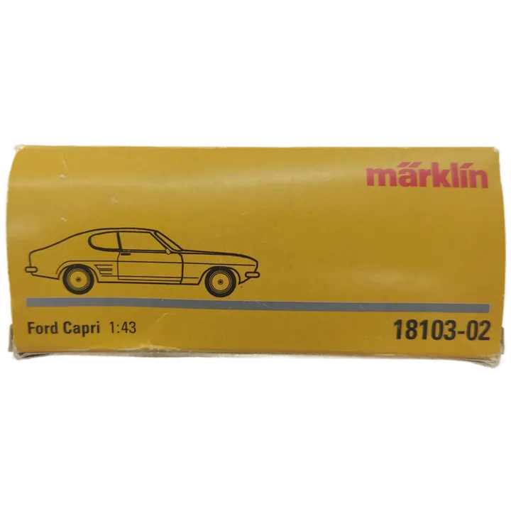  Ford Capri – Märklin, Nr. 18103-02, Maßstab 1:43, Modellauto in Saphirblau - Bild 5