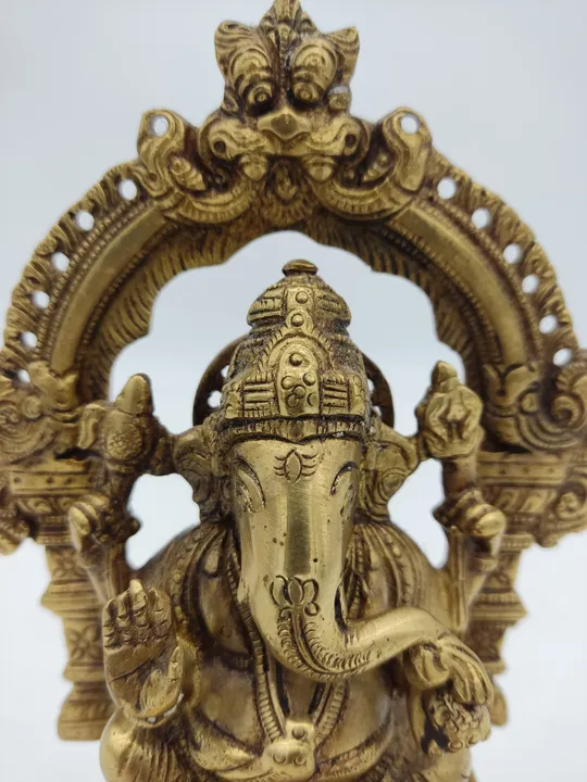Ganesha-Figur Messing - Bild 3