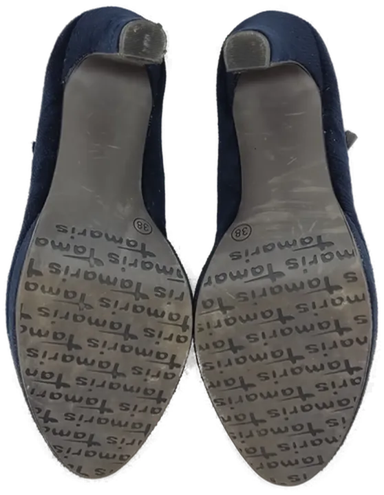 Tamaris Damen Pumps dunkelblau Gr. 38 - Bild 6