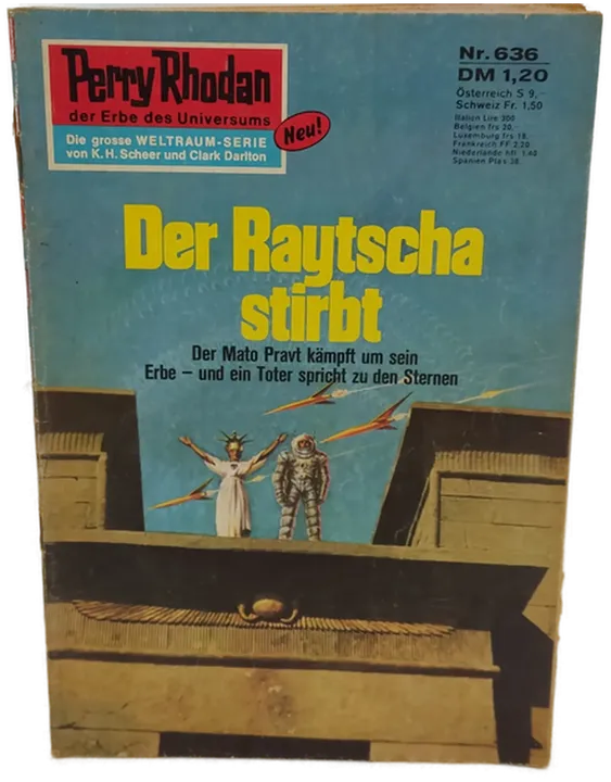  Romanheft Perry Rhodan Der Raytscha stirbt Erstauflage Nr.636 - Bild 1