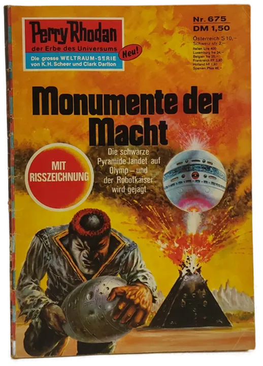 Romanheft Perry Rhodan Momumente der Macht Erstauflage Nr.675  - Bild 1