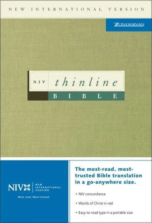 Niv Thinline Bible - Zondervan Publishing,편집부 - Bild 1