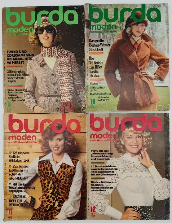 Burda Modezeitschrift 12 Hefte 1974 - Bild 3