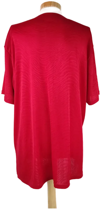 T-Shirt kurzarm mit Rundhalsausschnit, rot, Größe XXL - Bild 3