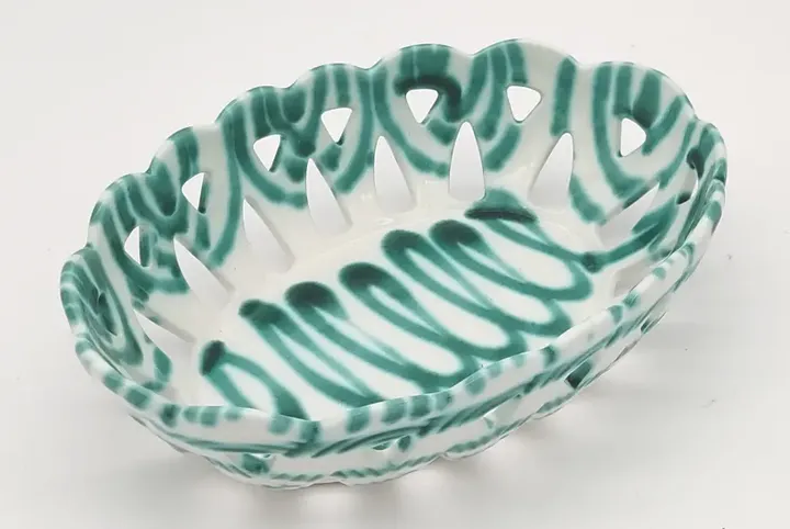 Gmundner Keramik Obstkorb grün  - Bild 1