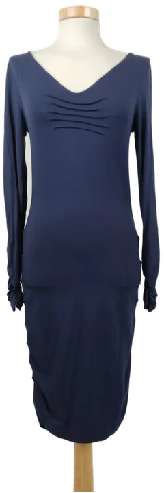 Jones figurbetontes Langarm Abend- Cocktail-Kleid dunkelblau - S/36 - Bild 1