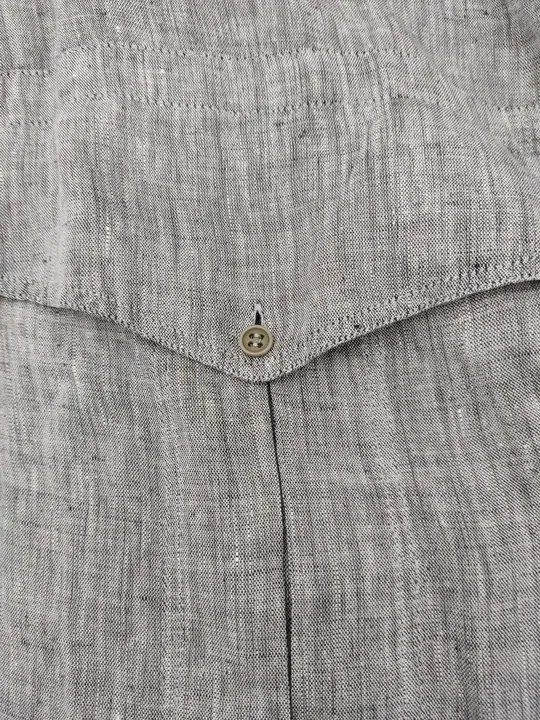 Versace Herren Hemd grau Gr. 52/XL vintage - Bild 3