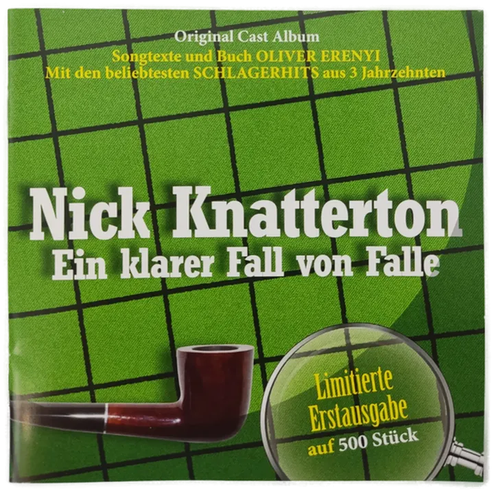 CD - Nick Knattertons Abenteuer - Ein klarer Fall von Falle, Musical, limitierte Erstausgabe - Bild 1