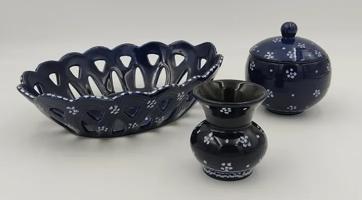 Gmundner Keramik Deko-Geschirr-Set 3tlg.  - Bild 1