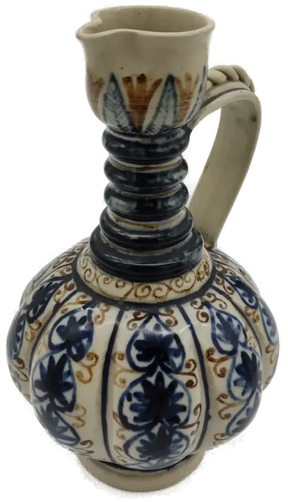 Vintage Krug Keramik handbemalt - H/21 cm - Bild 2