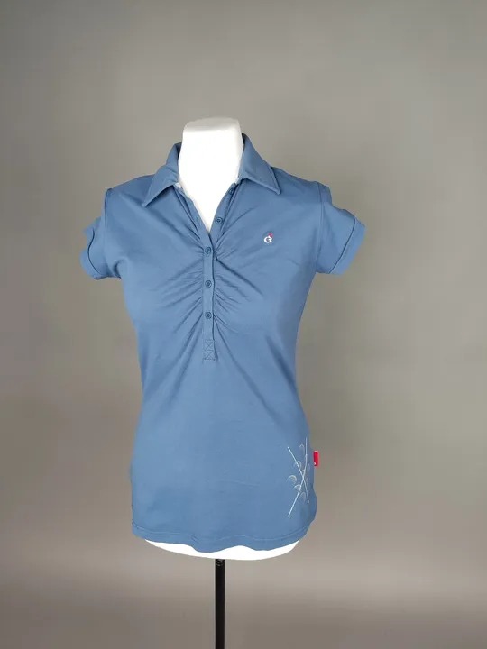 Golfino Damen Poloshirt blau - S / 36 - Bild 1