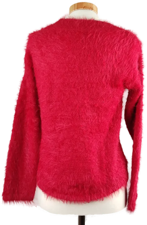 H&M Mädchen Pullover rot und flauschig - 158/164  - Bild 2