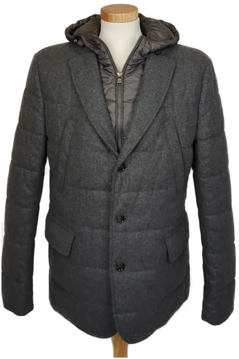 Boss Herren Winterjacke grau Gr. 50 - Bild 1