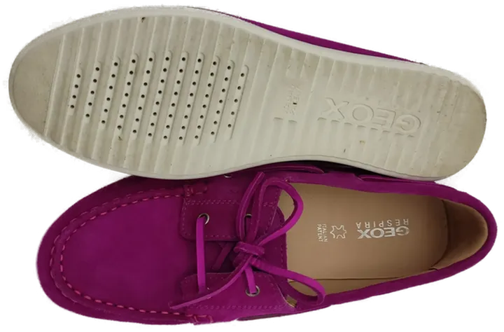 Geox Respira (Atmungsaktiv) Damen Sneakers dark purple - Bild 4