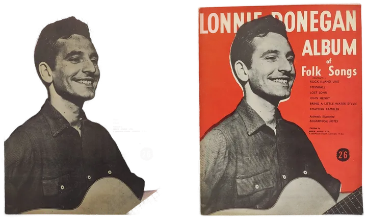 Lonnie Donegan Album of Folk Songs - Volume One + Two / Notenhefte - Bild 1