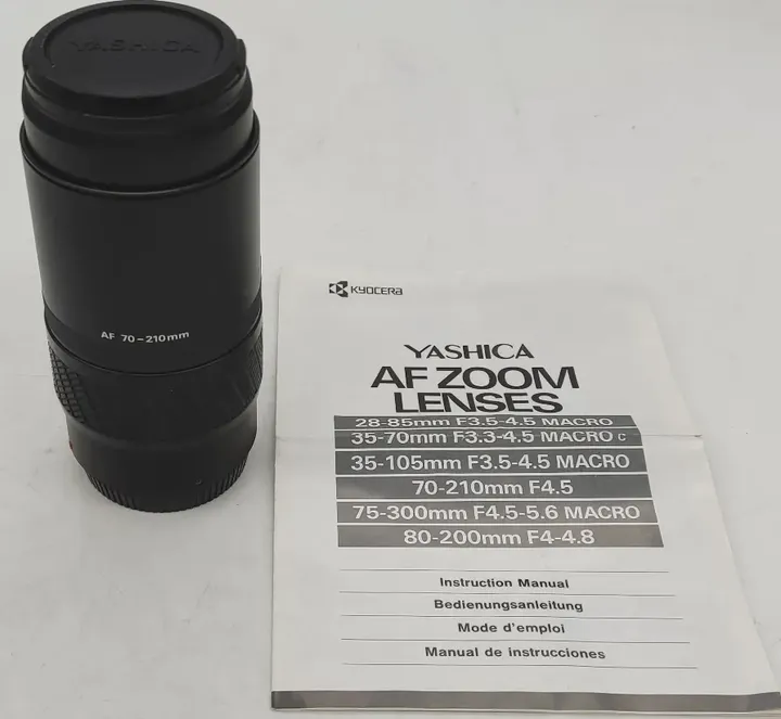 Yashica Objektiv AF Zoom Lenses 70-210mm F4.5 ∅ 58mm mit Beschreibung - Bild 2