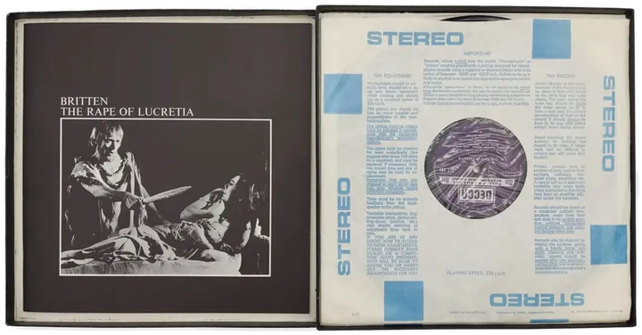 Britten - The Rape of Lucretia, 2-LP's Box  - Bild 3