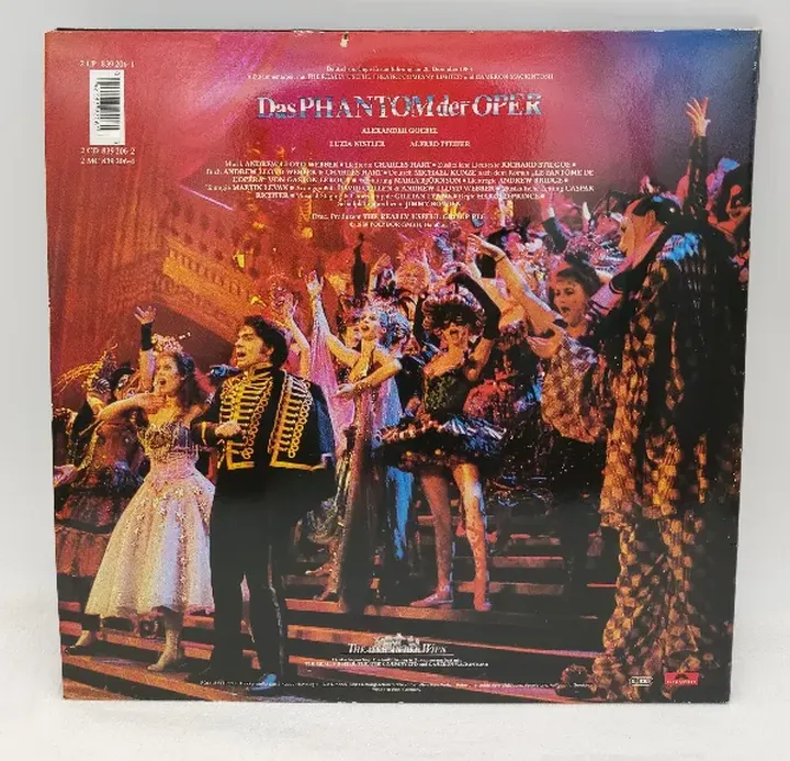 Langspielplatte - Andrew Lloyd Webber - Das Phantom der Oper - Bild 3