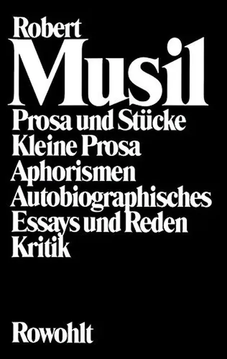 Gesammelte Werke : Band 2 - Robert Musil - Bild 1