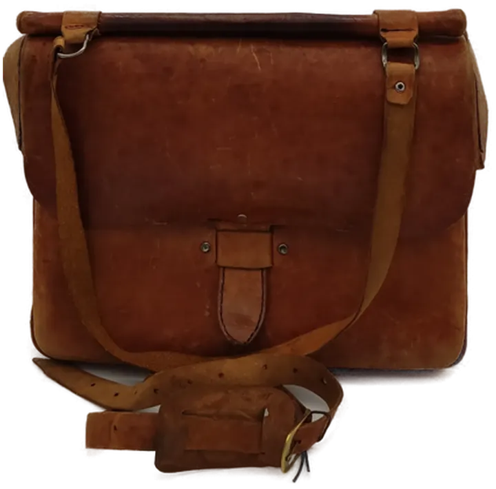 Ledertasche cognac Vintage - Bild 5