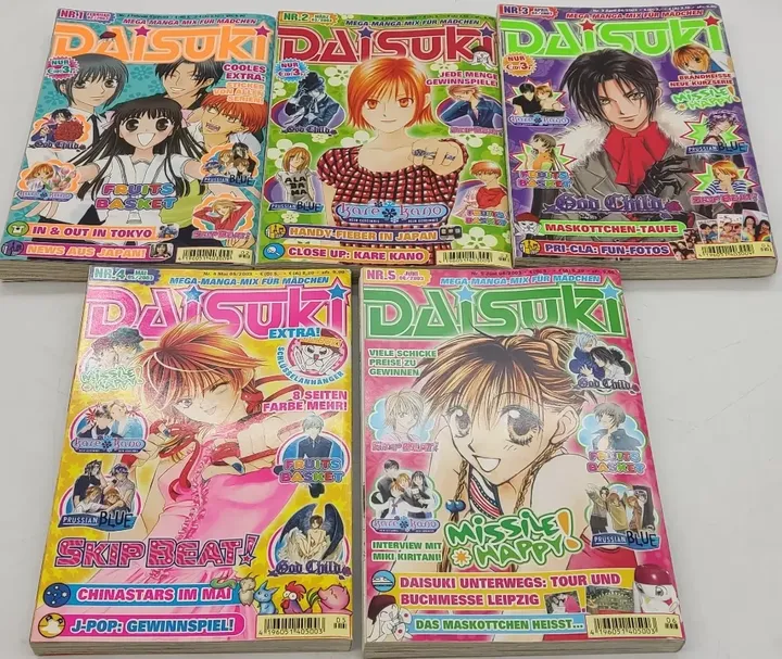 Buch Daisuki Heft 1 bis 8 (Feb 2003 bis Sep 2003) Mega-Manga-Mix für Mädchen Manga/Comic - Bild 3