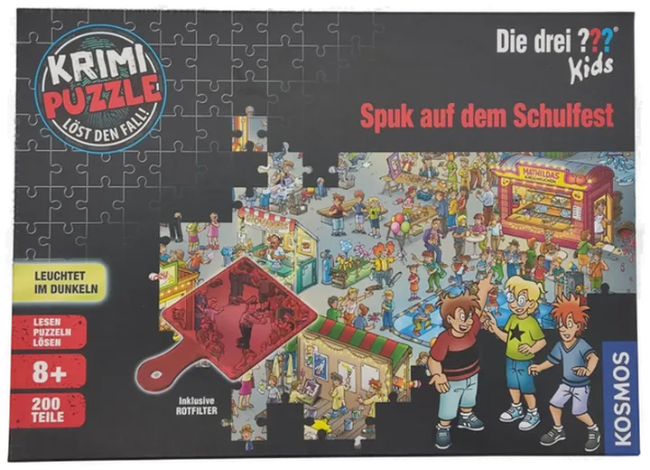 KOSMOS Puzzle Die drei ??? Kids: Spuk auf dem Schulfest ab 8 Jahren - Bild 1