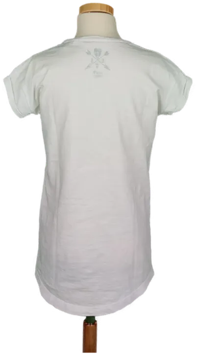 C&A Mädchen T-Shirt weiß bedruckt - 158/164 - Bild 2
