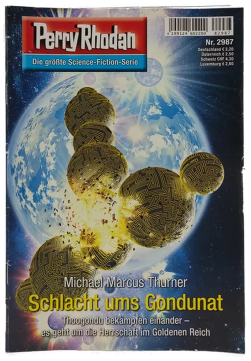 Romanheft Perry Rhodan Schlacht ums Gondunat Erstauflage Nr. 2987 - Bild 1