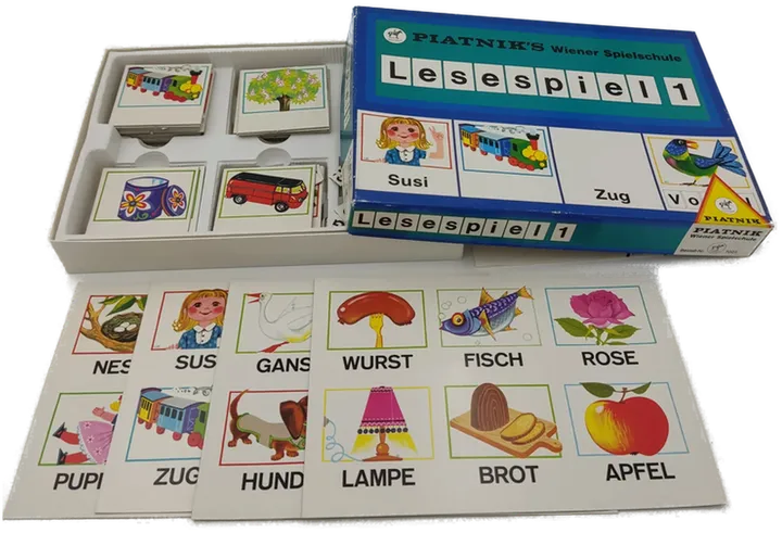 Lesespiel 1 Piatnik´s Wiener Spielschule - Bild 2