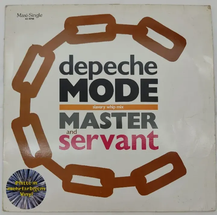 Langspielplatte - Depeche Mode - Master and servant - Bild 2