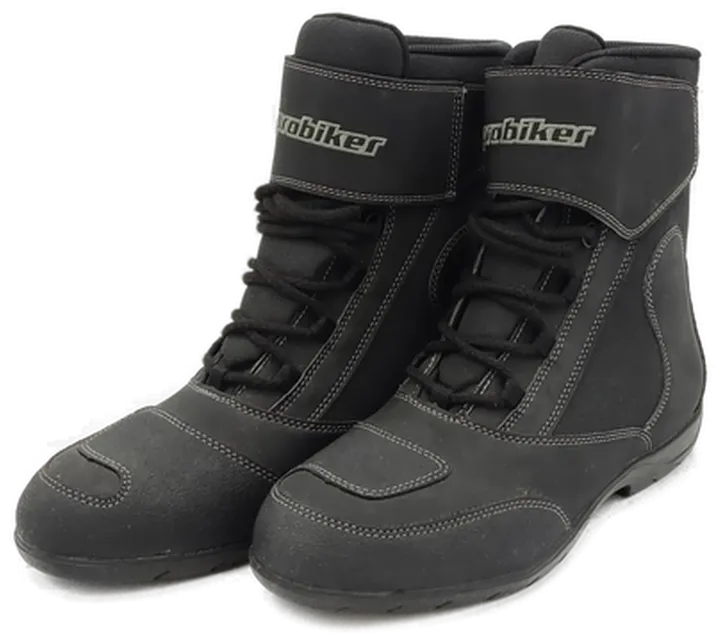 Probiker Herren Motorradschuhe schwarz Gr. 44 - Bild 1