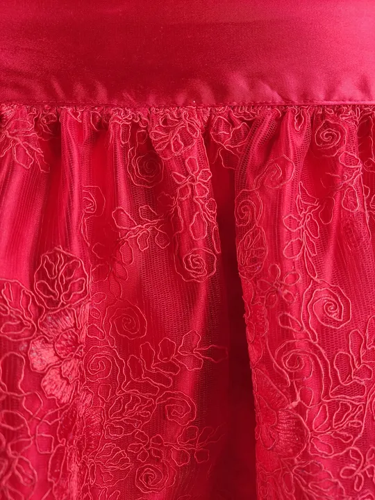 Engel Dirndl Damendirndl rot/weiß - M/38 - Bild 3