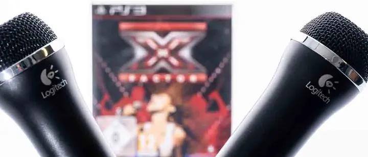 X-Factor für PS3 mit Mikrofon von Logitech, 2 Stück - Bild 2