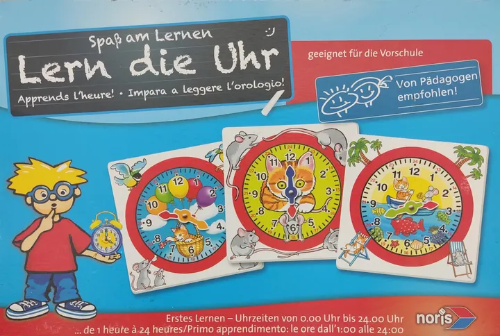 Spaß am Lernen - Lern die Uhr - noris  - Bild 1