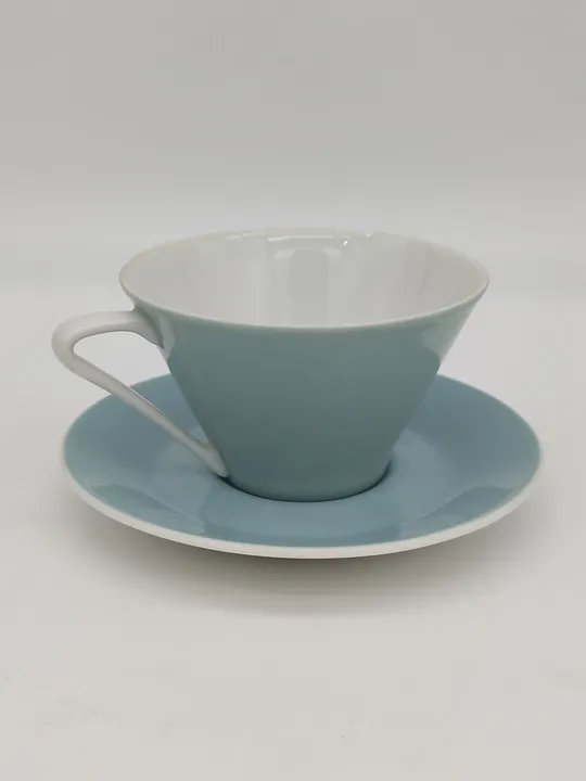 Lilienporzellan Kaffeetasse DAISY 18 - graublau - Bild 2