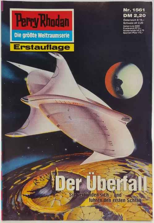  Romanheft Perry Rhodan Der Überfall Erstauflage Nr.1561 - Bild 1