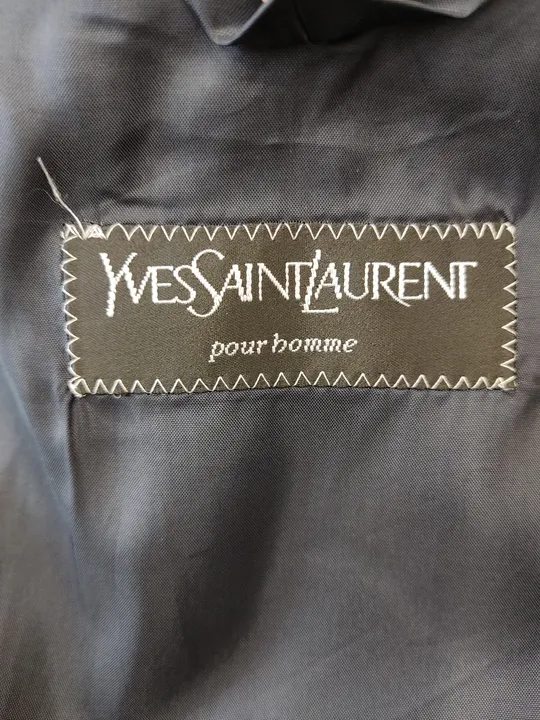Yves Saint Laurent Herren Anzug 3teilig schwarz Gr. 52 - Bild 5