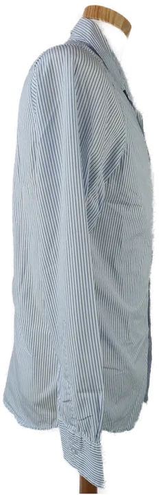 17&CO Herrenhemd blau, weiß längsgestreift - M - Bild 2