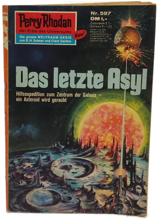 Romanheft Perry Rhodan Das letzte Asyl Erstauflage Nr.597 - Bild 1