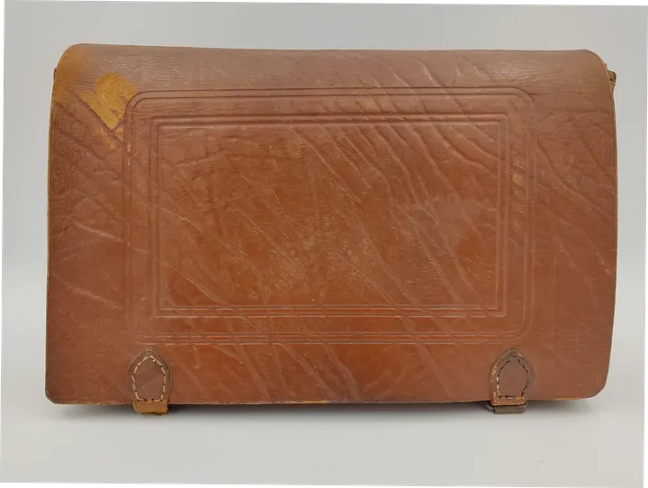 alter Lederrucksack aus der 40ern braun  - Bild 2