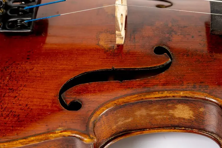 Musikinstrument Antike Vogtländische Manufakturgeige mit Modellbezeichnung ca. 1900 - Geige - Violine - Bild 11
