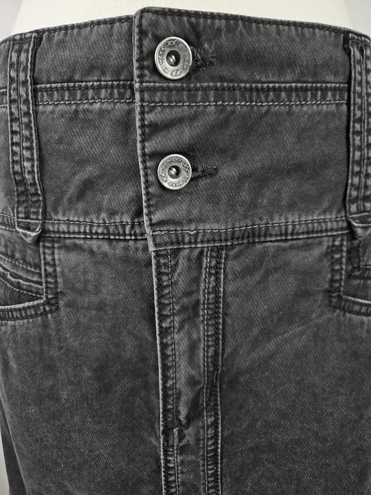 Mexx Damen Jeansrock, schwarz - Gr. L - Bild 4