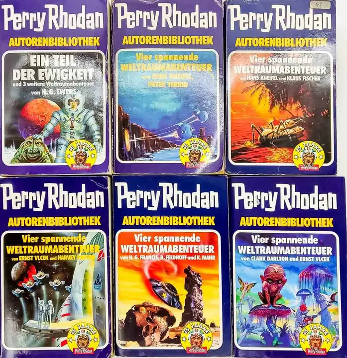 Bücher Perry Rhodan Autorenbibliothek 25 Jahre 6 Bände 1, 4, 37, 40, 53, 55 - Bild 2