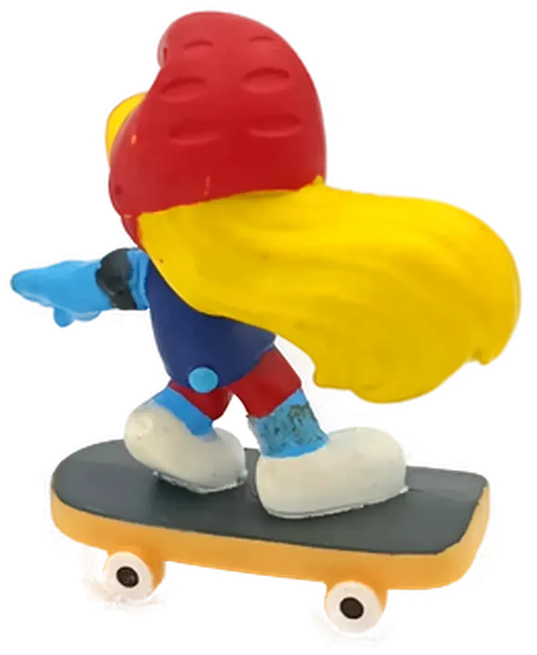Schleich Peyo Schlümpfe Olympische Spiele - Schlumpfine mit Skateboard - Bild 2