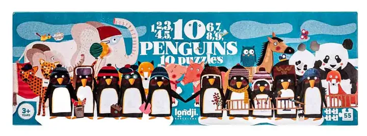 Londji 10 Pinguine Puzzle 55 Teile - Bild 3