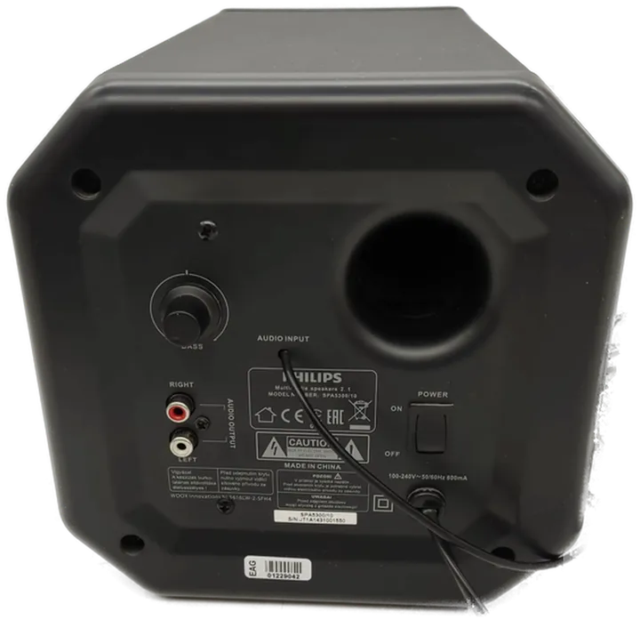  Philips Multimedia-Lautsprecher 2.1 PC Lautsprecher Set mit Regler für Tisch - Bild 2