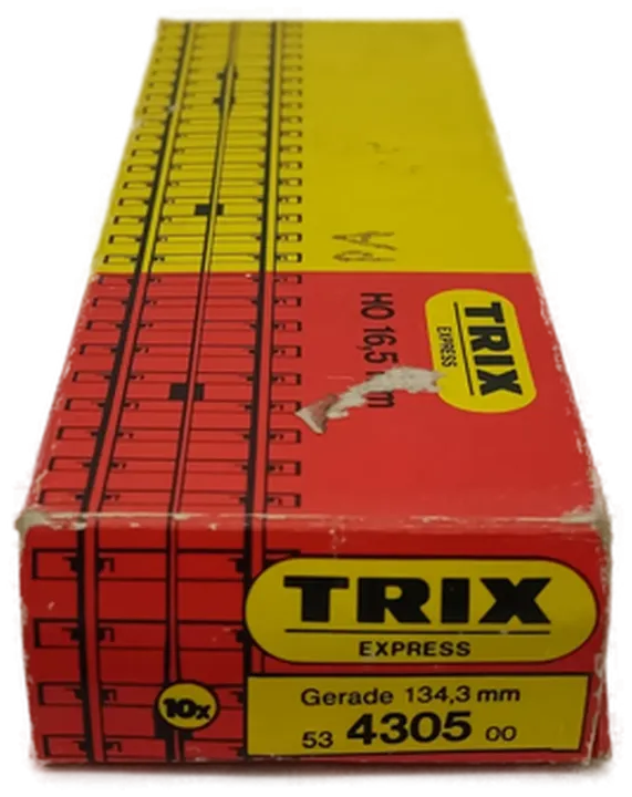 Trix Express gerade Gleise Nr. 4305, gebogene Gleise Nr. 43?? je 10 Stück im Karton - Bild 2