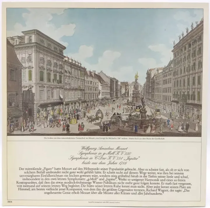 Vinyl LP - Wolfgang Amadeus Mozart - Symphonie in g-Moll KV 550, Symphonie in C-Dur KV 551 Jupiter  - Bild 2