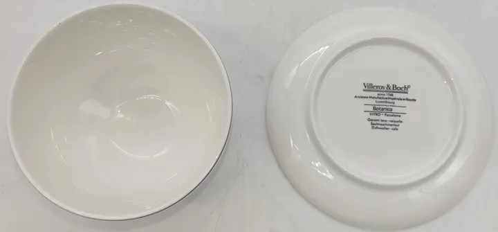 Villeroy & Boch Botanica Müslischale/Suppentasse ∅ ca 11cm mit Teller ∅ ca 15cm - Bild 4