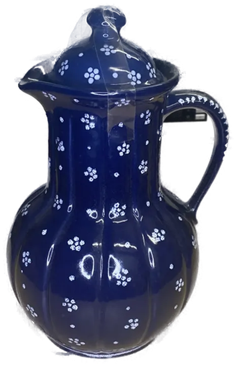 Gmundner Keramik - Kanne - Dirndl Blau  - Bild 2
